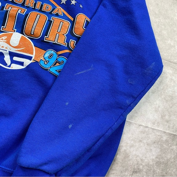 Vintage Florida Gators Sweater Adult Large Blue Nutmeg Crew Neck Pullover 90s - Picture 8 of 16